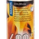 Maston Kuumakestomaali Musta 400°C 400 Ml