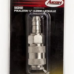 Aicon Pikaliitin 1/2 Tuumaa (12mm) Letkulle