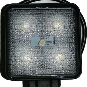 Ajoneuvotyövalo Led 15w Neliö 10-30v