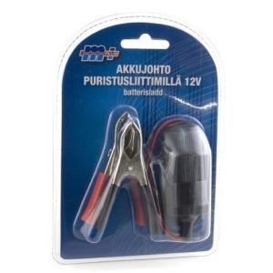 Akkujohto Puristusliittimillä 12v M+