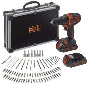 Black + Decker Bdcdd186bac Akkuporakone 18v + 2 Akkua