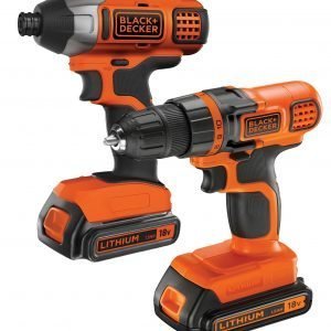 Black & Decker Bdcddim18b Akkuporakone + Iskuväännin 18v