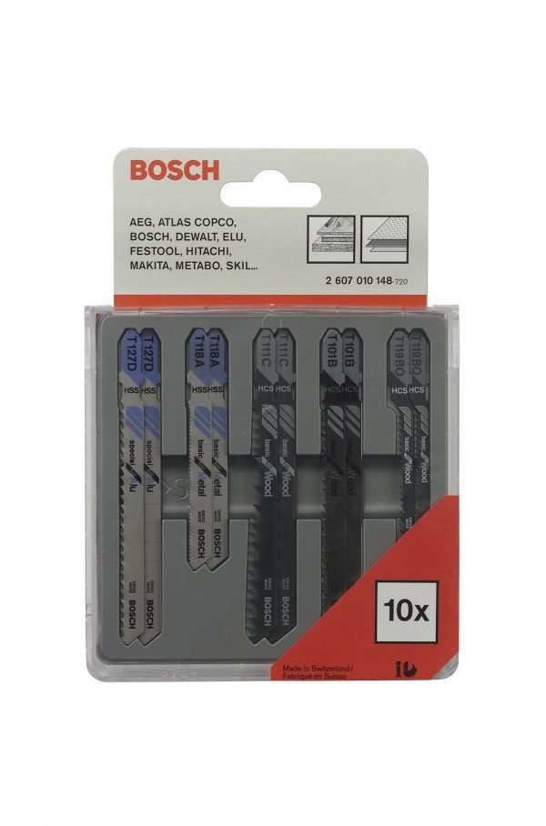 Bosch Pistosahanteräsrj T 10 Kpl Puu / Metalli