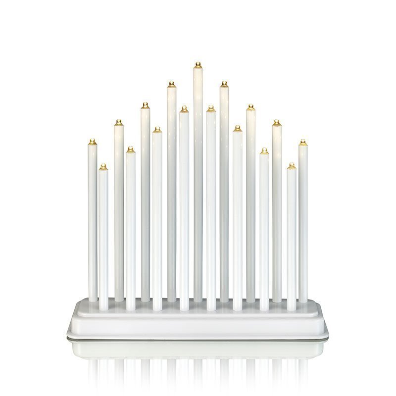 CHESTER Candle light 17L LED Valkoinen