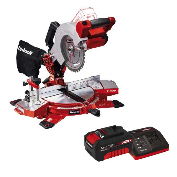 Einhell Te-Ms 18/210 Li Akkujiirisaha + Pxc Akku 18 V 3 Ah Ja Laturi