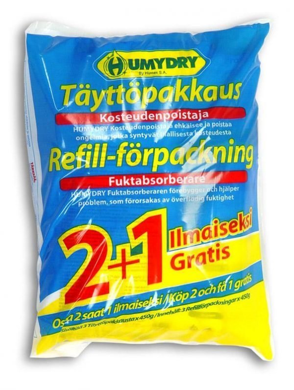 Humydry Compact 2+1 X 450 G Täyttöpakkaus