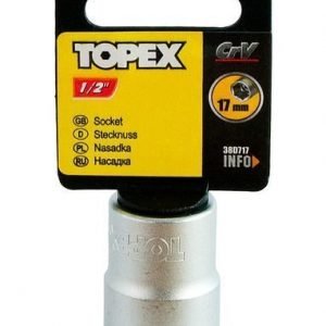 Hylsy 1/2" 17mm Topex