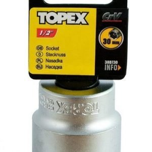 Hylsy 1/2" 30mm Topex