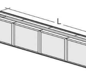 Kahi Viistetty Runkopalkki RRH4VII 1200 mm