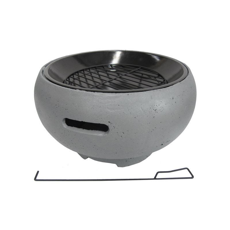 Kannettava grilli BBQ Grill Tub Harmaa