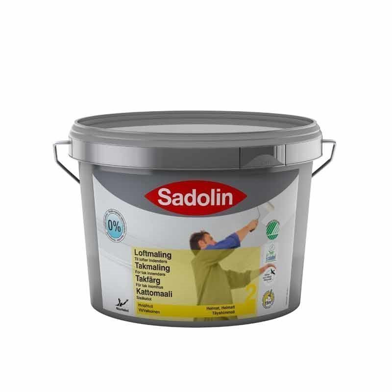 Kattomaali 2 Sadolin 10L Valkoinen himmeä