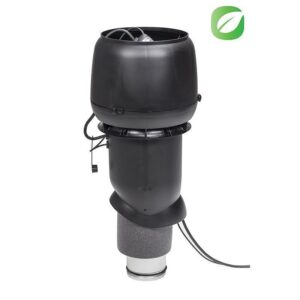 Kattopuhallin Eco 125mm Vilpe Musta