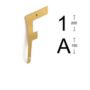 Kirjain Habo 574 Kulta