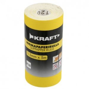 Kraft Hiomapaperirulla 115mm 5m G120