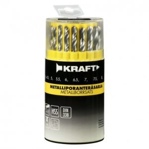 Kraft Metalliporanteräsarja 19-Osainen