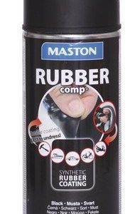 Kumimaalispray Matta Musta 400ml Maston Rubbercomp