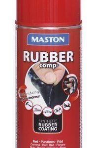 Kumimaalispray Punainen 400ml Maston Rubbercomp