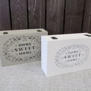 Laatikko 24x16x8cm Puinen Home Sweet Home