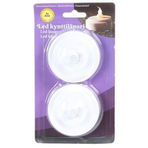 Led-Kynttilä Iso 2kpl