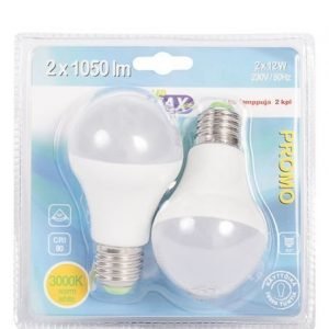 Led-Lamppu E27 12w 2kpl Led Max