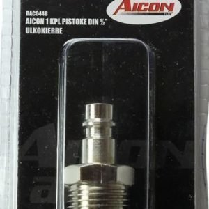 Liitinpistoke Din 1/2" Ulkokierre Aicon