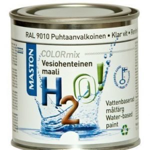 Maali Puhtaanvalkoinen Ral9010 250ml Maston H2o!