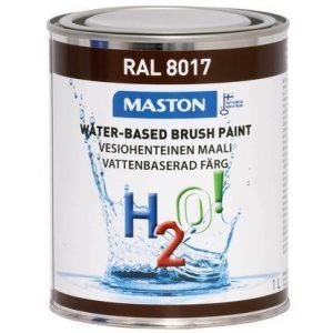 Maali Suklaanruskea Ral8017 1l Maston H2o!