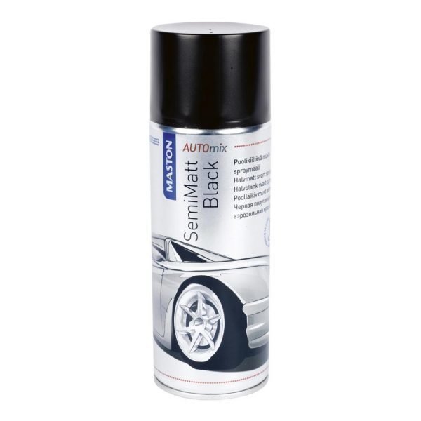 Maston Automix Semimattblack Spray Spraymaali 400 Ml