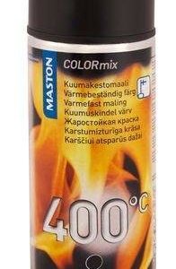 Maston Kuumakestomaali Musta 400°C 400 Ml