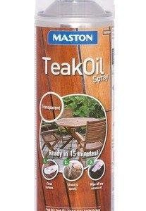 Maston Teak Oil Spray Puuöljy 500 Ml