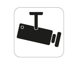Merkki Habo videovalvonta Valkoinen|Musta