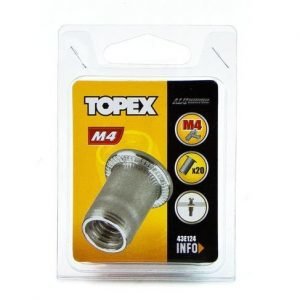 Mutteriniitti 20kpl M4 Topex