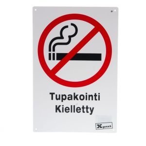 Opastekyltti / Varoitusmerkki "Tupakointi Kielletty"