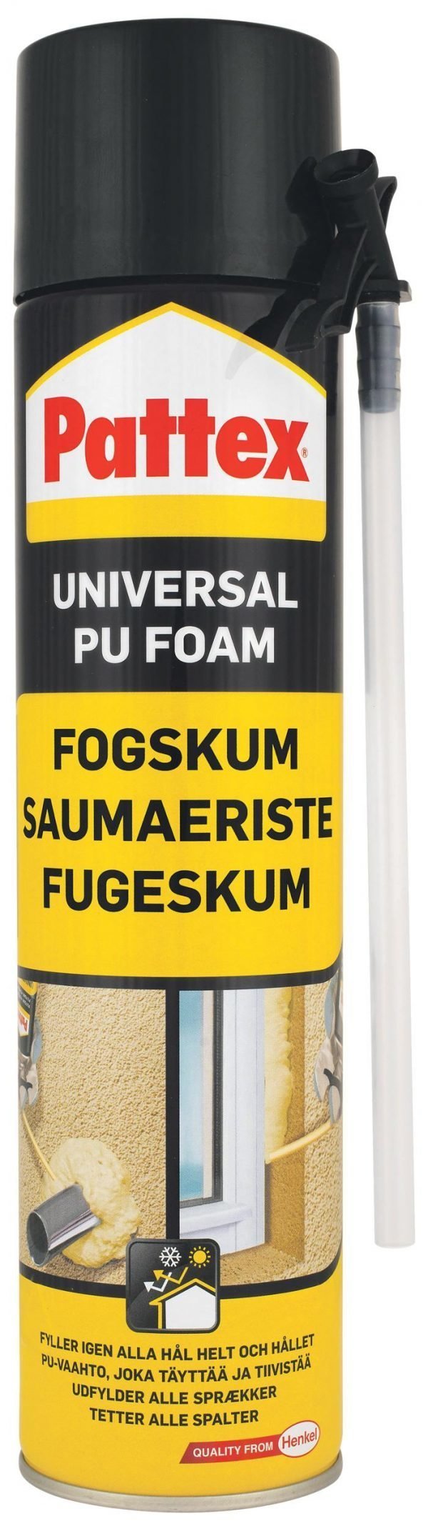 Pattex Universal Pu Foam Saumausvaahto 600 Ml