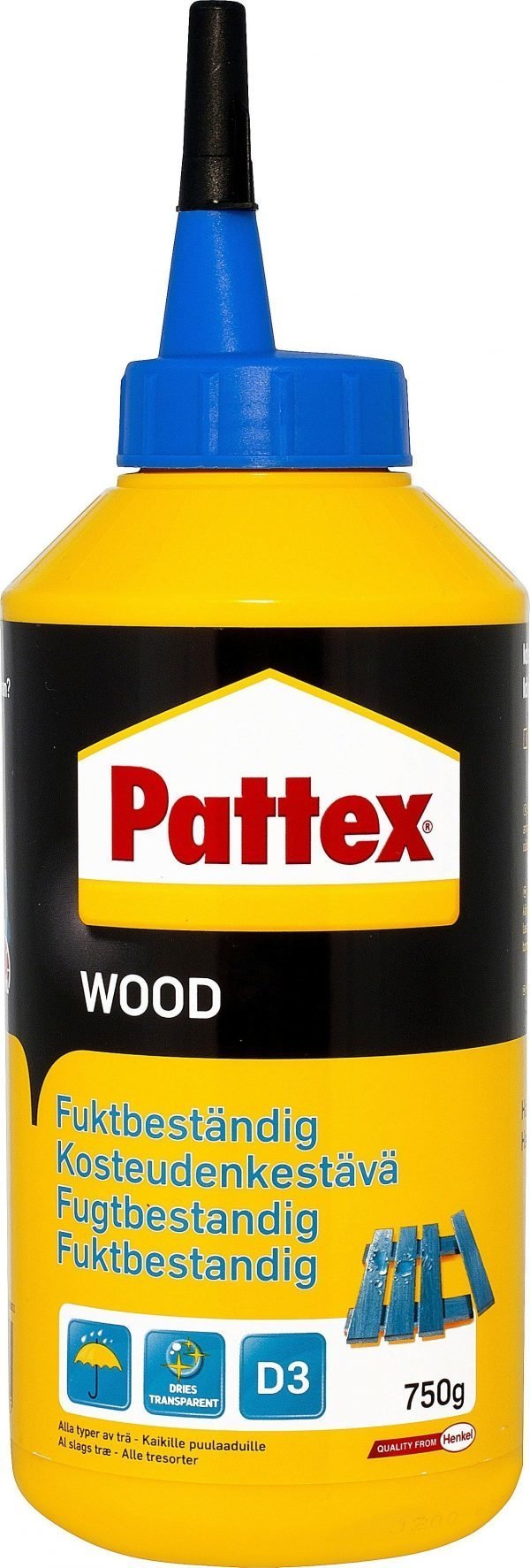 Pattex Wood Puuliima Kosteudenkestävä 750g