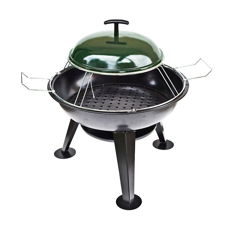 Pizzagrilli BBQ grill Firebowl Musta