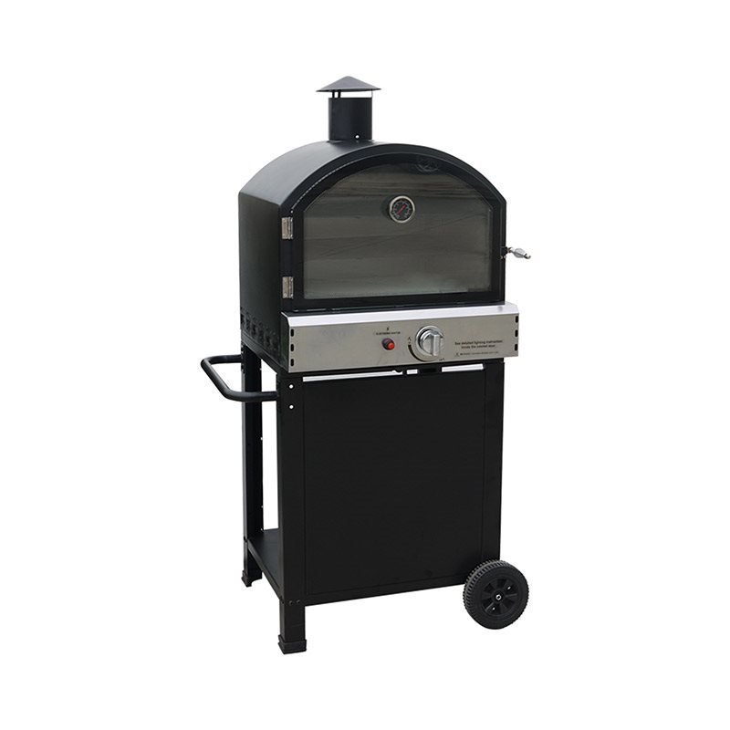 Pizzauuni BBQ grill gas Fresno Harmaa