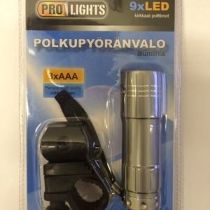 Pyöränvalo/Taskulamppu 9xled Pro1lights