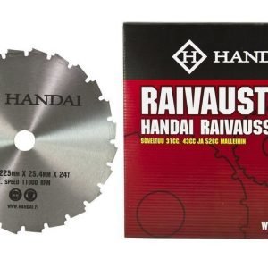 Raivausterä 225mm 24t Ammattilaismalli Handai