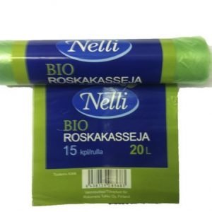 Roskapussi 20l 15pss Bio Nelli