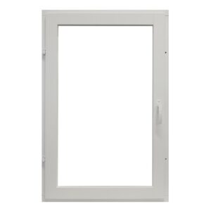 Sivusaranoitu puualumiini-ikkuna Valkoinen