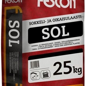 Sokkeli- ja oikaisulaasti Fescon SOL 25 kg säkki