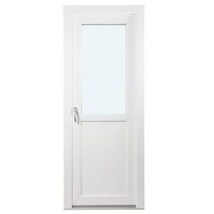 Terassiovi yksink. PVC Valkoinen