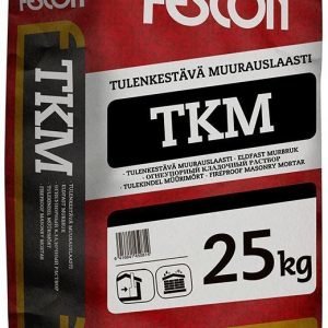 Tulenkestävä muurauslaasti Fescon TKM 25 kg säkki