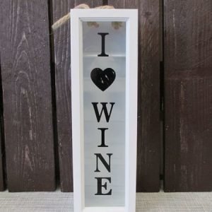 Viinilaatikko 34.5x10.5x9.5cm I Love Wine