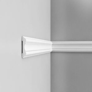 Vuori- ja Puolipaneelilista P8040 Valkoinen