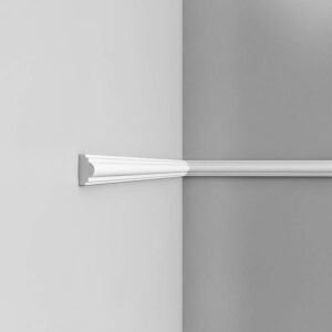 Vuori- ja Puolipaneelilistlist PX120 Valkoinen