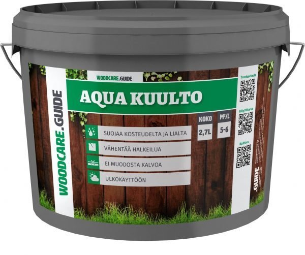 Woodcare.Guide Aqua 3 L Kuulto Ruskea
