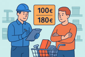 Ammattilaisen ja kuluttajan hinnat rautakaupassa