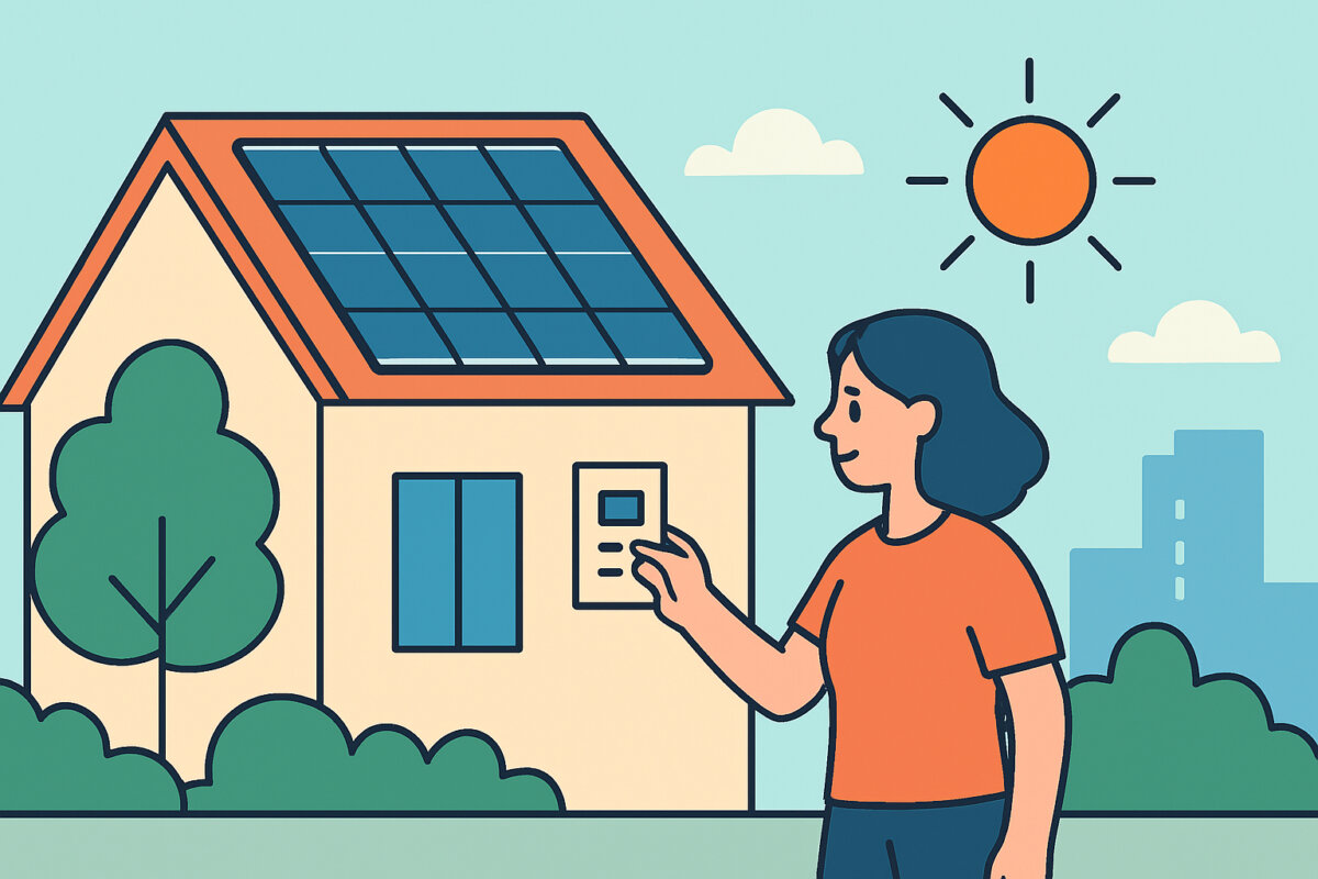 Aurinkopaneelit ja kotitalouden energiaomavaraisuus
